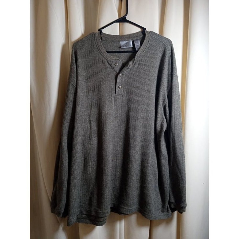 FARAH Men's Size 2XL Soft Green Long Sleeve Sweater